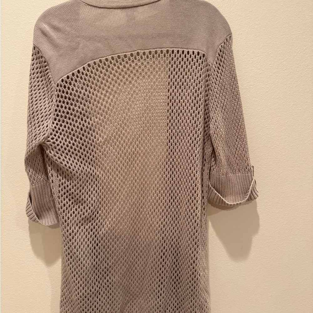 Chico's (Size 3) Light Tan Knit Sweater - Picture 2 of 4